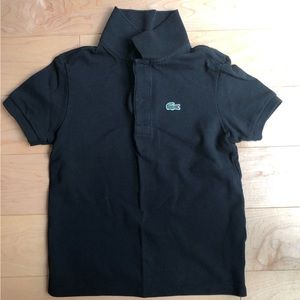Kids’ Lacoste Short Sleeve Polo Shirt in Black (Size 6)
